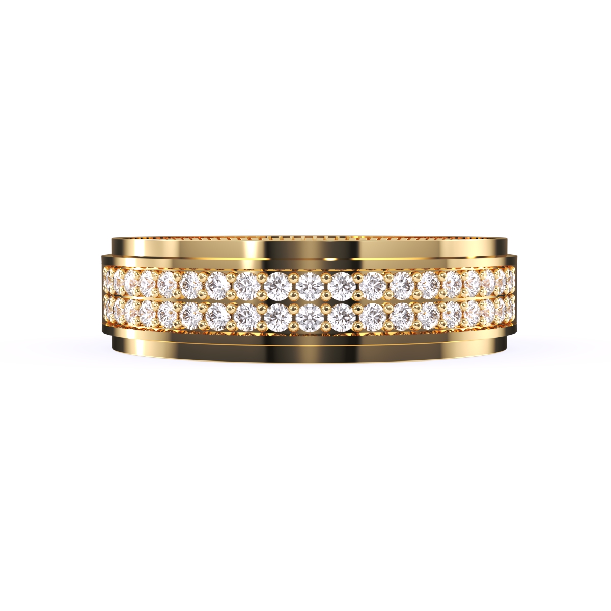 Unique Cluster Lab Grown Diamond Band